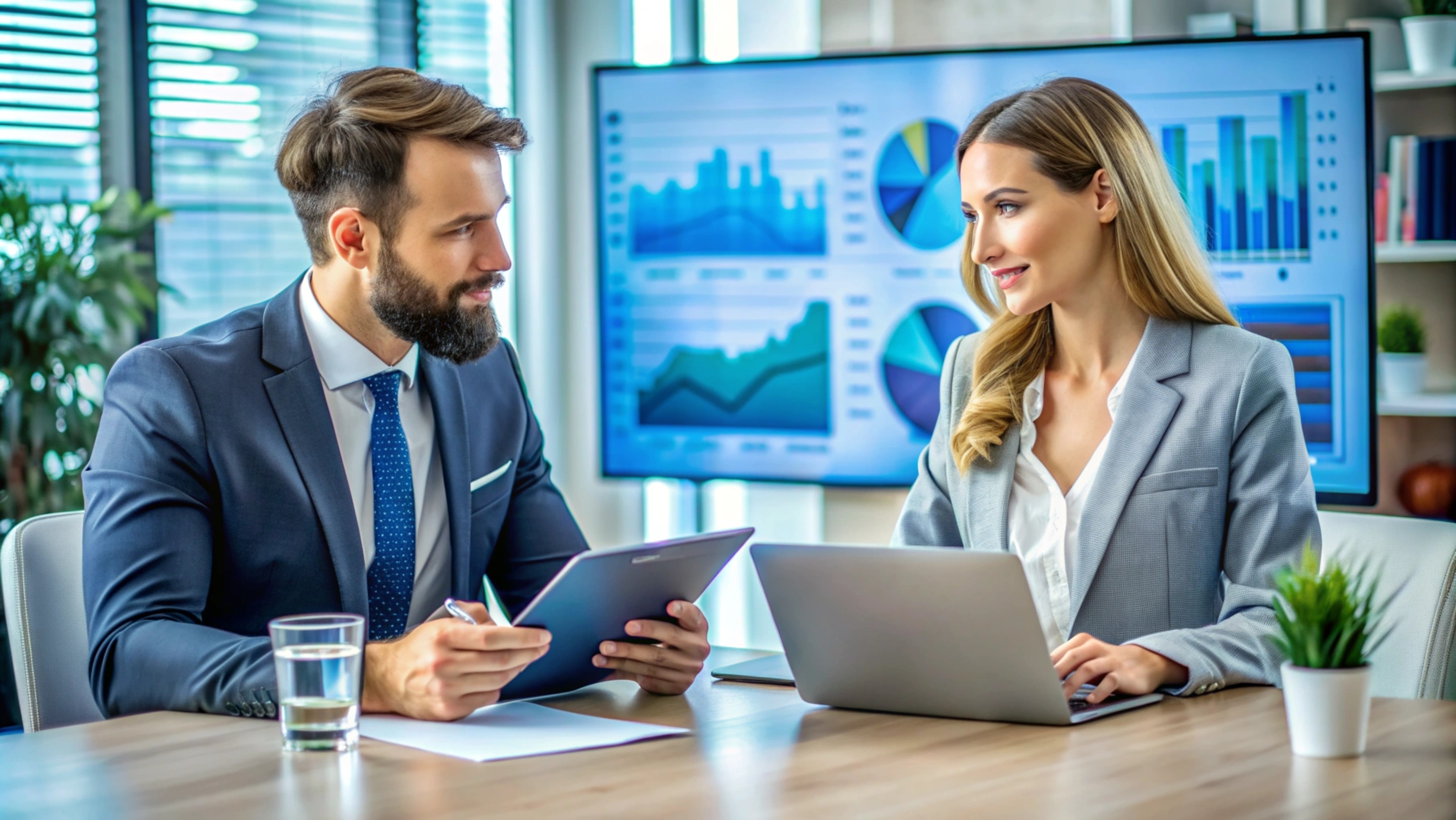 Professional advisor helping a client
